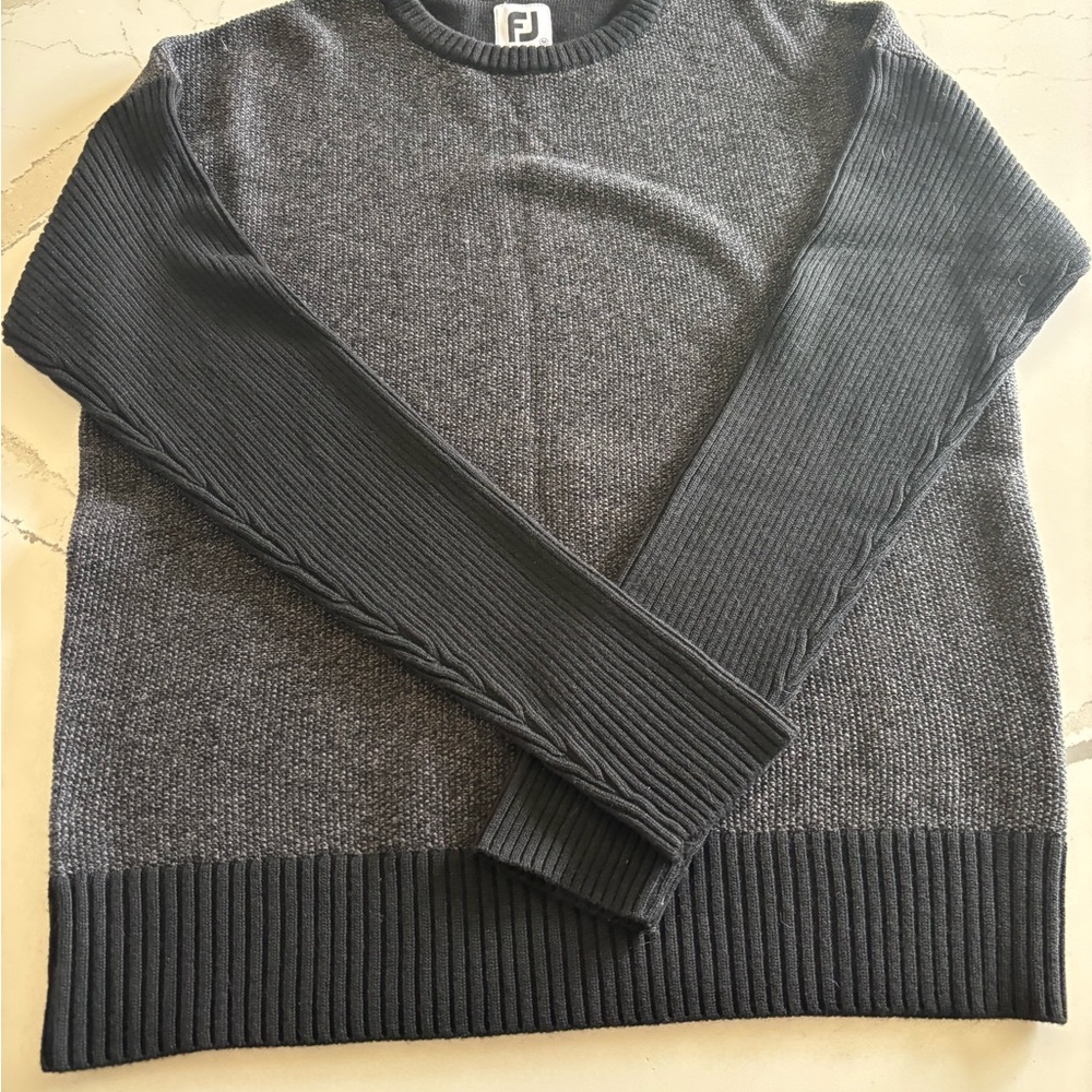 Men's FootJoy Gray Sweater